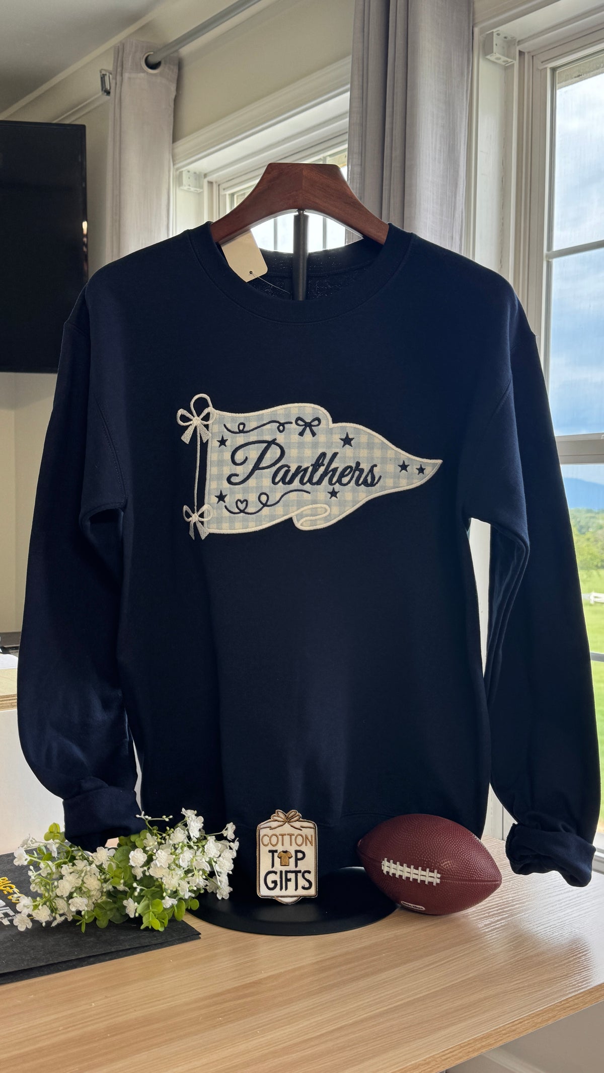 Panthers Pennant Appliqué Sweatshirt