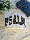 Psalm 46:5 Sweatshirt | Camo Appliqué Embroidered Crewneck for Women